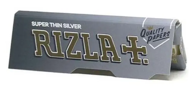 Χαρτάκια Rizla Ασημί 50 φύλλων Συσκ. 100 τμχ 2