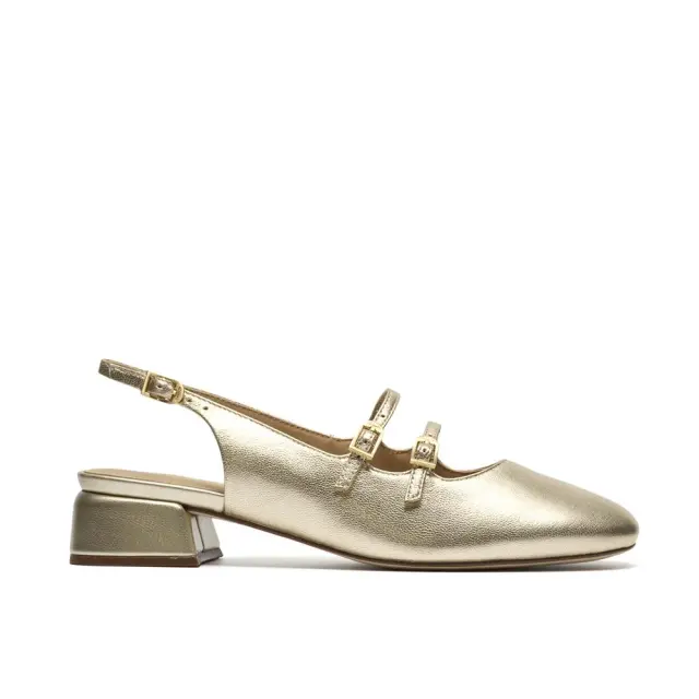 Clarks Daiss30 Dazz Gold Gold Leather - 38 2