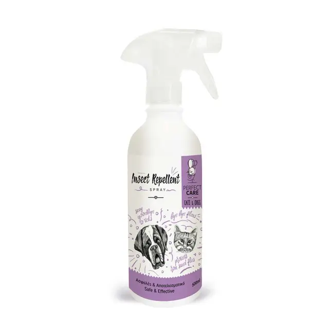 Perfect Care Φυτικό Απωθητικό Spray για Σκύλους και Γάτες 500ml Μονόχρωμο