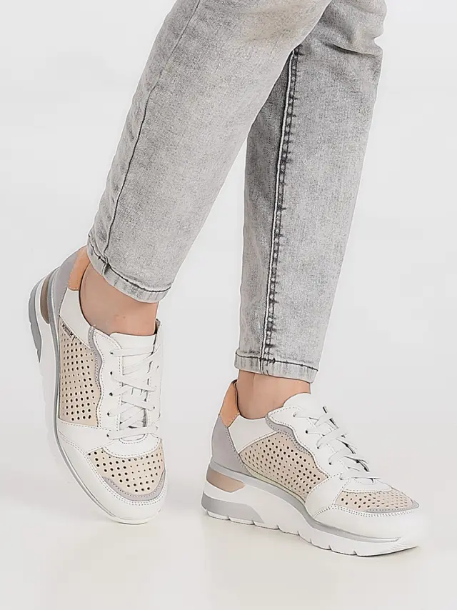 Mephisto Sneakers Γυναικείο δέρμα Άσπρο MEP/ELINE PERF WHITE 2