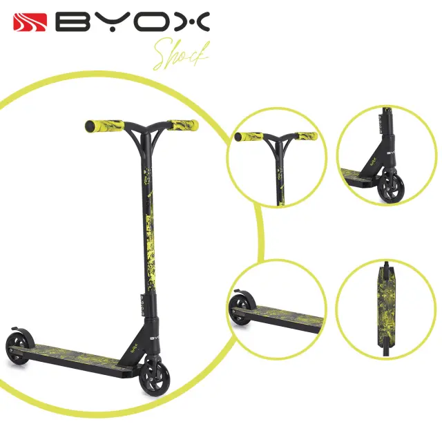 BYOX - Stunt scooter Shock yellow - 3800146227258