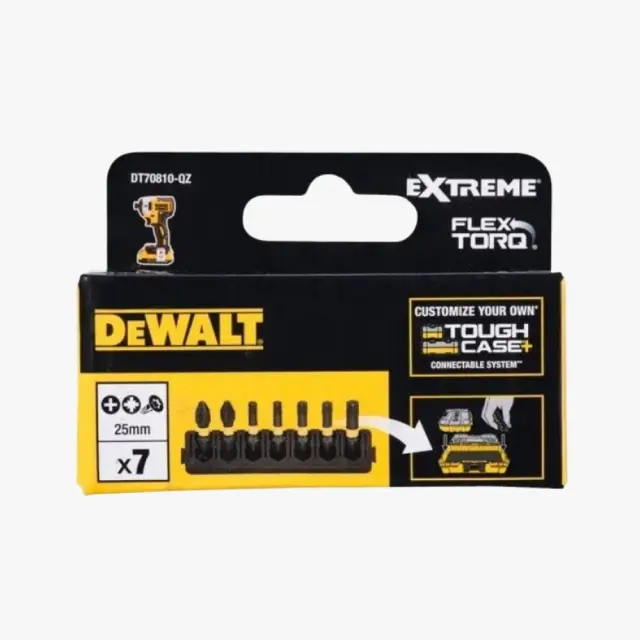 Dewalt DT70810 Σετ 7 Μύτες Κατσαβιδιού Αστέρι 2