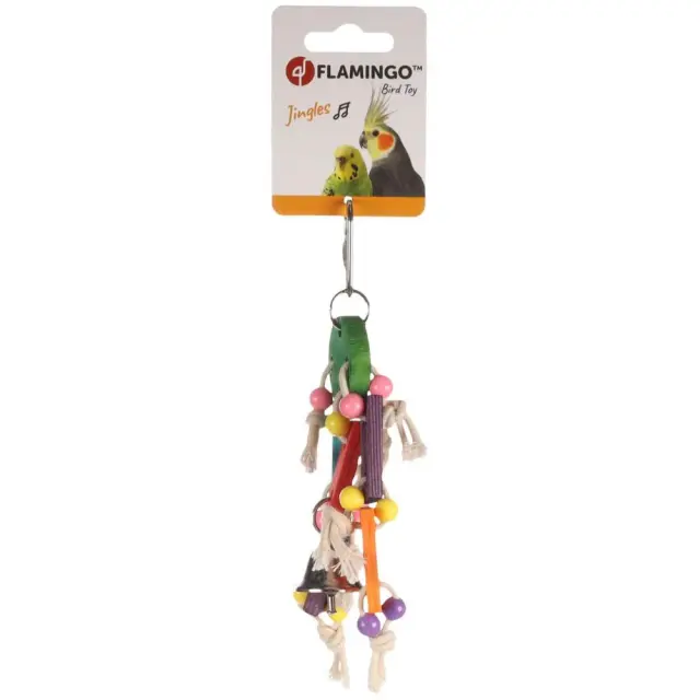 Flamingo Ozie Παιχνίδι Κρεμαστό Πτηνών με Κουδουνάκι 19cm 2