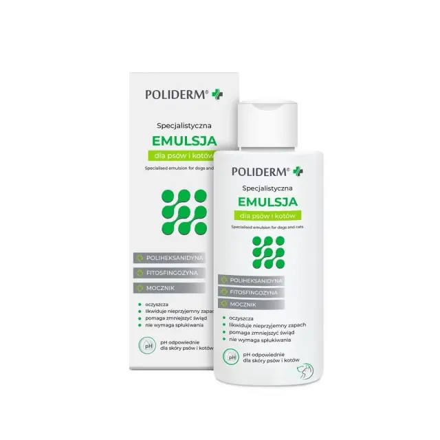 JM SANTE Poliderm - emulsion for inflammation-prone skin for dogs and cats &ndash; 140 ml
