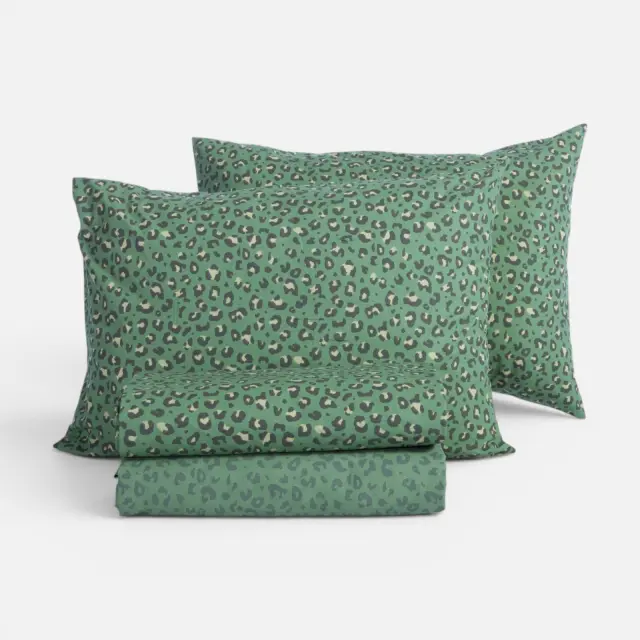 Σετ Σεντόνια Βαμβακερά Μονά Wild 170X270 Nef Nef Homeware, 100% ΒΑΜΒΑΚΙ - GREEN (040819)