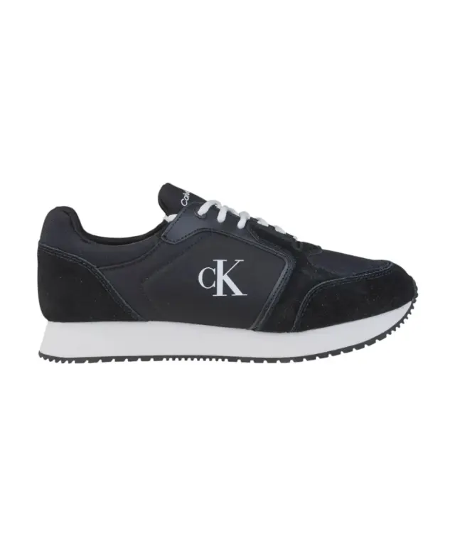 Calvin Klein - Ανδρικά Sneakers Retro Sock Runner Mg YM0YM01152-0GP Μαύρο - 40