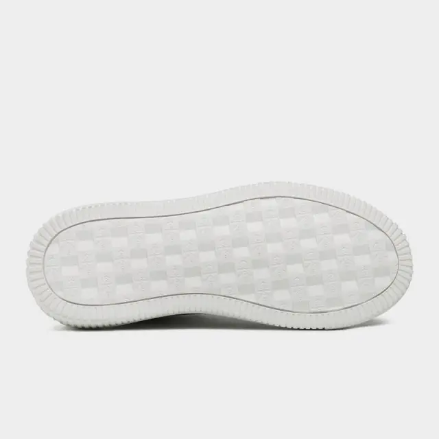 Calvin Klein - Γυναικεία Δερμάτινα Sneakers Chunky Cupsole Mono Wn YW0YW00823-0LF Λευκό - 40 3