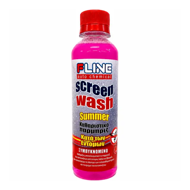 FLINE SUMMER SCREEN WASH ΚΑΘΑΡΙΣΤΙΚΟ ΠΑΡΜΠΡΙΖ ΚΑΤΑ ΤΩΝ ΕΝΤΟΜΩΝ 250ml
