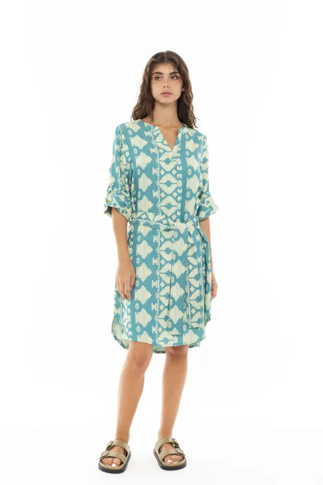 B332 - Type - BEACHWEAR EMBROIDERY AQUA