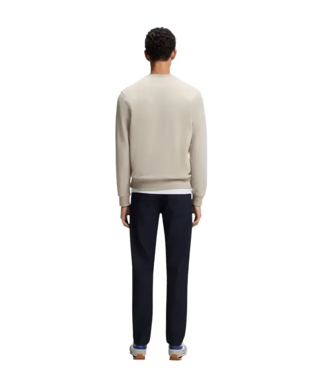 Hugo Boss - Ανδρικό Φούτερ Westart Cotton Terry 50509323-070 Γκρι Ανοιχτό 3
