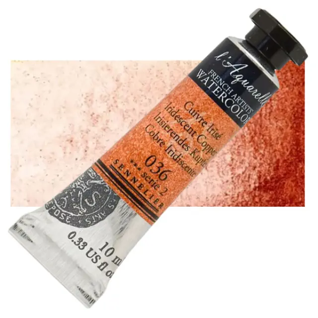 Χρώμα Ακουαρέλας Sennelier l Aquarelle Σωληνάριο 10ml - 036 Iridescent Copper