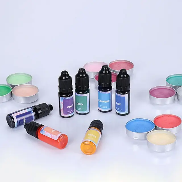 Χρώμα υγρό για κερί, Indigo, 10ml 2