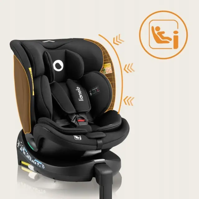 Lionelo Navy i-Size κάθισμα αυτοκινήτου 40-150 cm isofix Black Pink 2