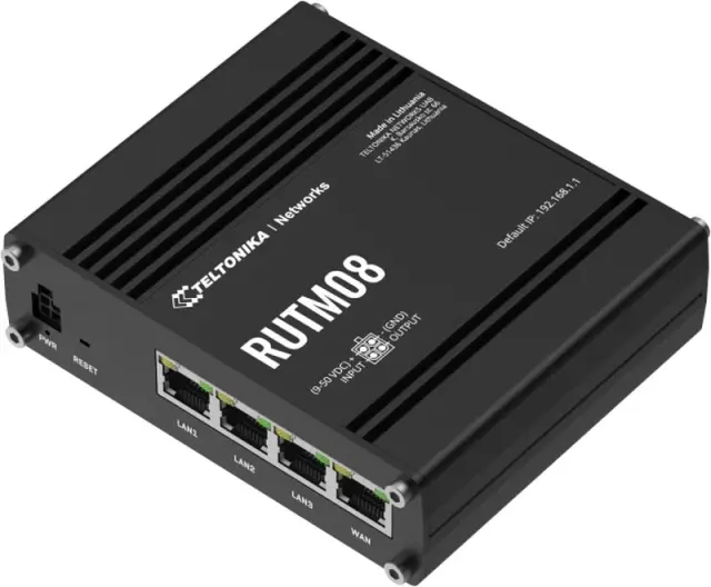 Teltonika RUTM08 Industrial ethernet router