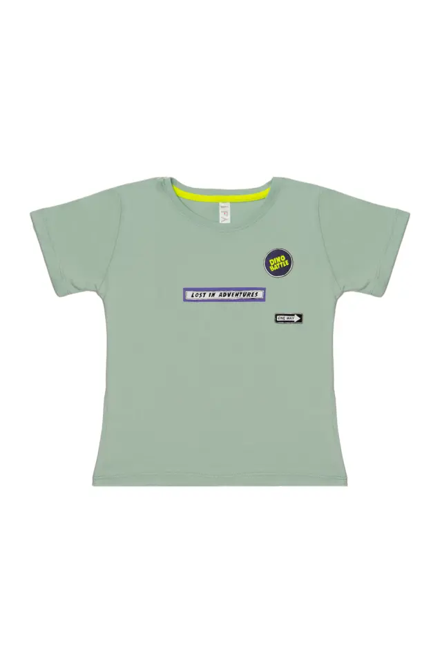T-Shirt Kid Dino Battle Φιστικί
