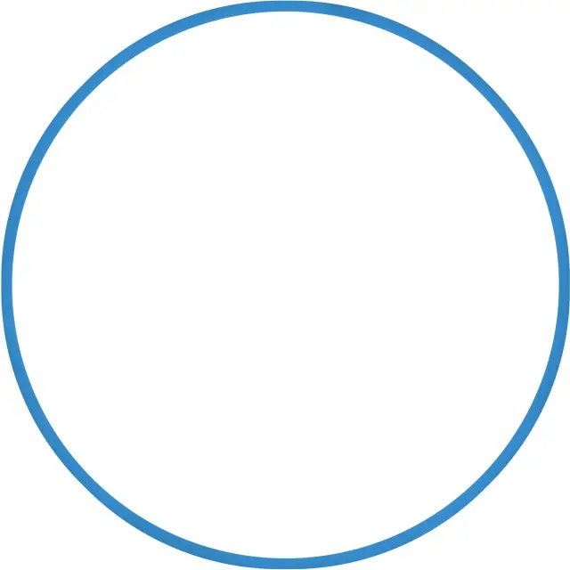 AMILA Χούλα-Χουπ HQ 70cm - Φ19mm - 280gr, Μπλε (98810)