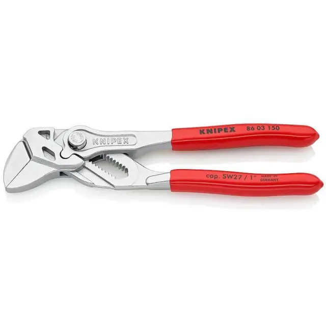 Knipex 8603150 - Γκαζοτανάλια κλειδί επινικελωμένη Νο150mm 2