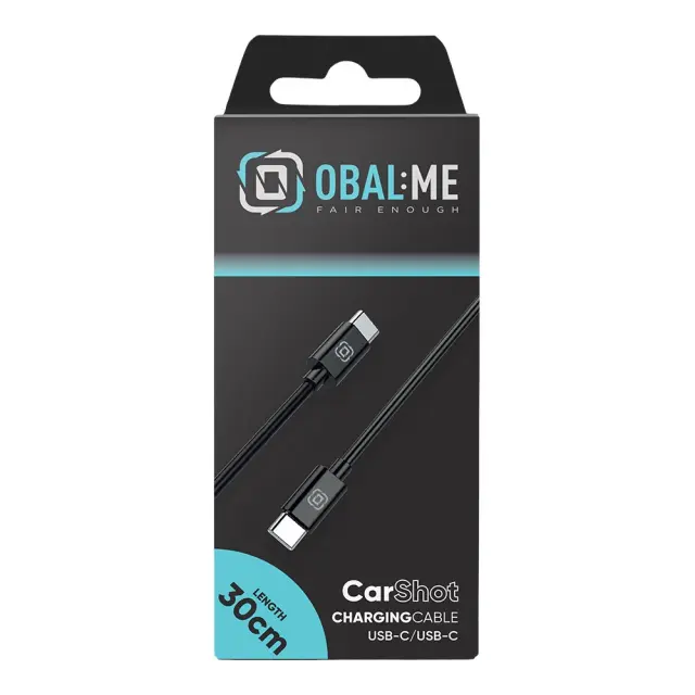 OBAL:ME CarShot USB-C/USB-C Cable 30cm Black 2
