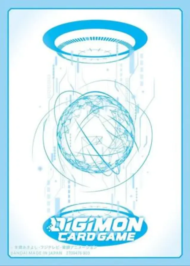 Digimon Card Game Sleeves White Blue 60ct