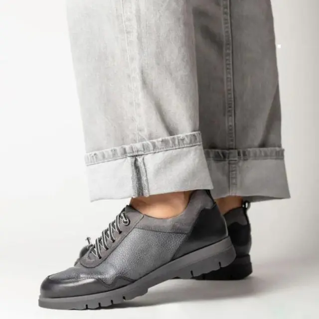 Δερμάτινο Oxford Marila 1-748-24515-27 Μαύρο - 37