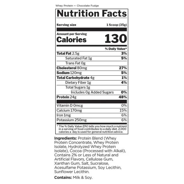 Rule1 Whey Blend Sample Chocolate Fudge, 1 pc 2