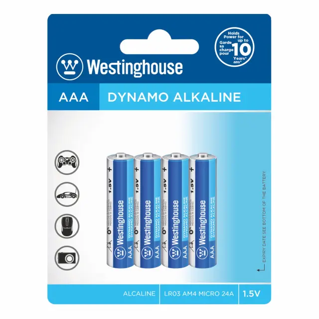 08895540-00007 | LR03-BP4 | Dynamo Alkaline - AAA - Blister 4pcs