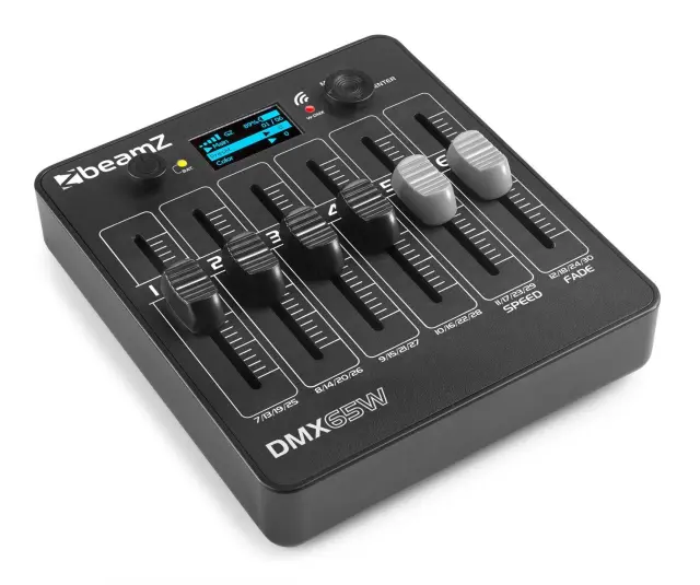 BEAMZ DMX65W ΑΣΥΡΜΑΤΗ ΚΟΝΣΟΛΑ ΦΩΤΙΣΜΟΥ DMX ΜΕ ΜΠΑΤΑΡΙΑ