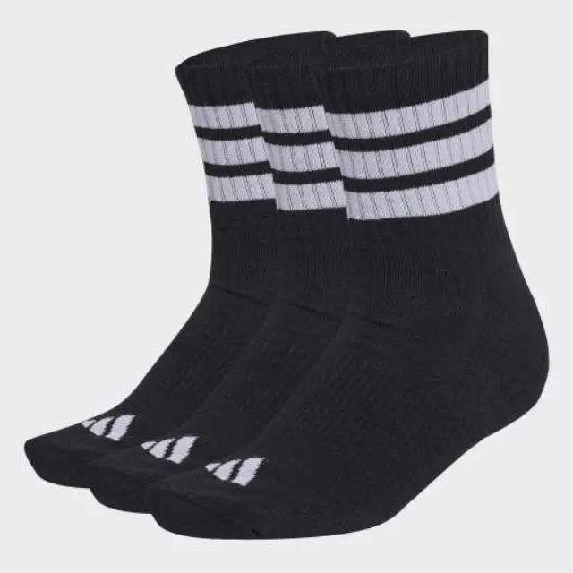 Adidas Ess Mid Socks 3P Black KC9617 - 37-39