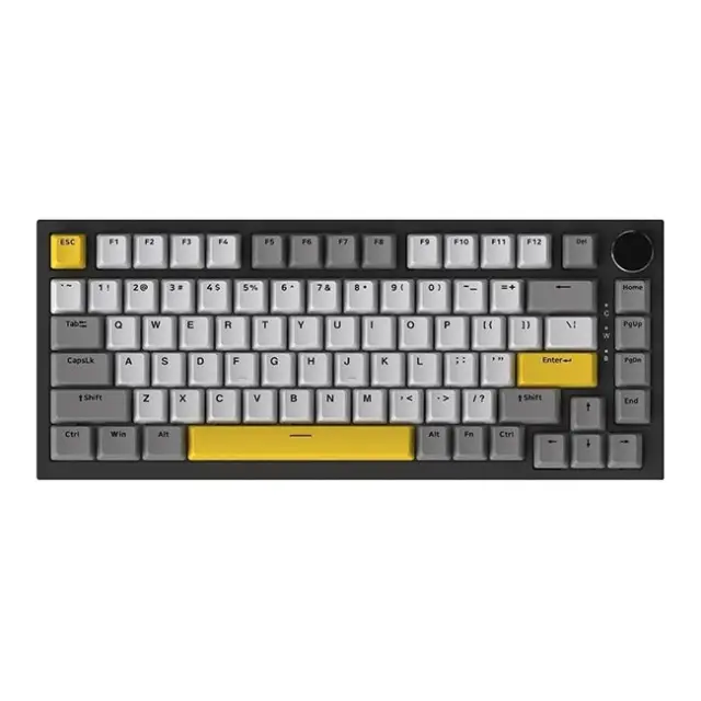 Ajazz Gaming Keyboard AK820 Sea Salt Switch Black (AK820-SS-BGY)