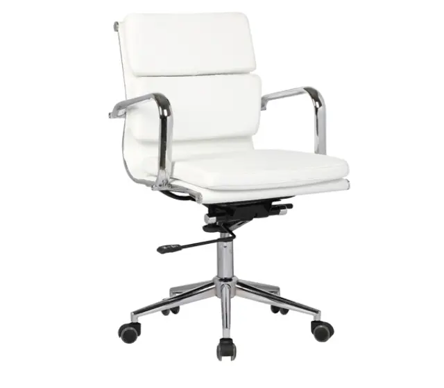 Πολυθρόνα BF4801 PU Άσπρο 54x59x95/105cm