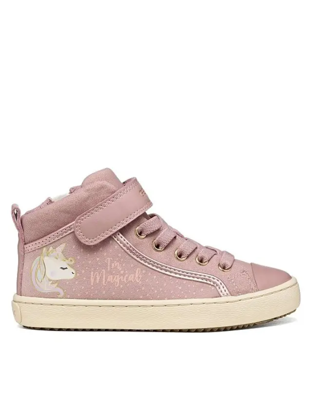 Παιδικό Παπούτσι για Κορίτσι Geox J Kalispera Girl Pink (Μεγέθη 26-36) ΡΟΖ