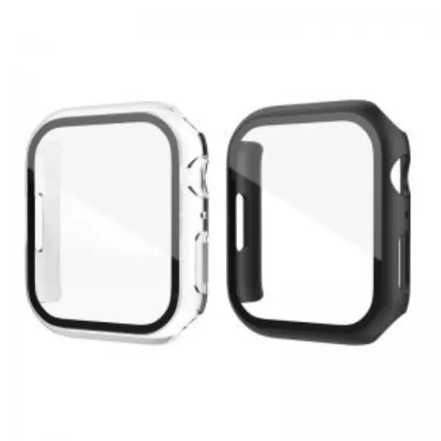 Θήκη PC με Tempered Glass Ahastyle WG65 Premium Apple Watch Ultra 4/ 3/ 2/ 1 49mm Μαύρο-Διάφανο (2 τεμ.) N66876 3