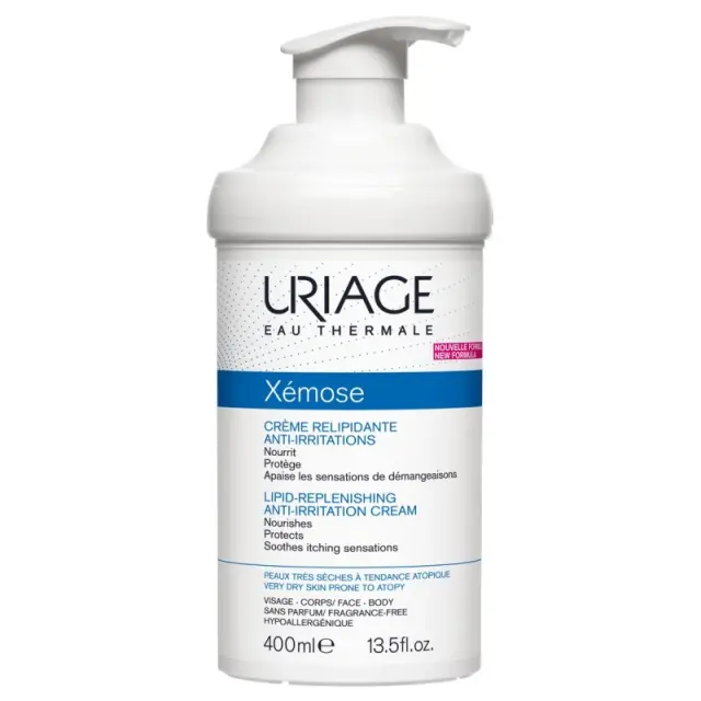 Uriage Xemose Cream Μαλακτική Κρέμα Προσώπου & Σώματος για Δέρμα με Τάση Ατοπίας, 400ml