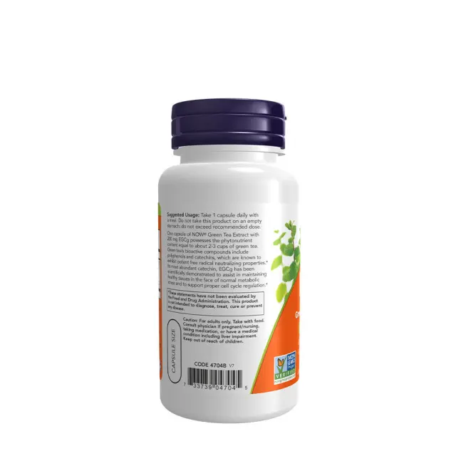 Now Foods EGCg Green Tea Extract 400mg 90 φυτικές κάψουλες 3