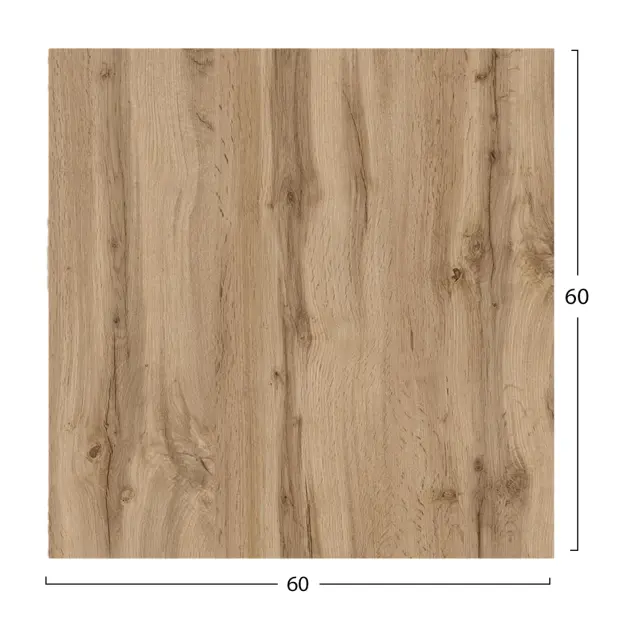 ΕΠΙΦΑΝΕΙΑ ΤΡΑΠΕΖΙΟΥ HPL ΤΕΤΡΑΓΩΝΗ FB95837.36 ΟΨΗ OAK 60x60εκ. 2