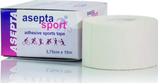 Asepta Sport 3,75cm x 10m Λευκό