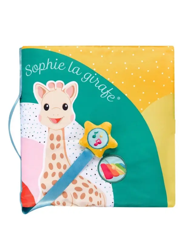 Μεγάλο Υφασμάτινο Βιβλίο Δραστηριοτήτων Sophie La Girafe "Αγγίζω και παίζω" S230852
