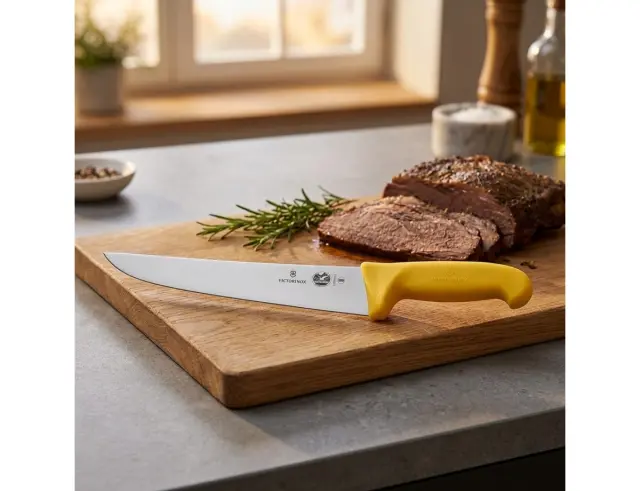 Μαχαίρι Κρέατος Victorinox Fibrox με μήκος λεπίδας 18cm - Yellow 5.5208.18