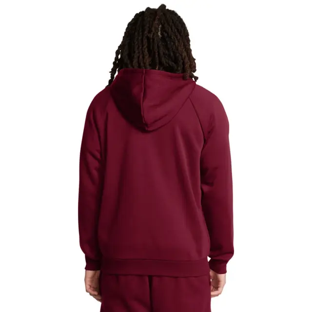 Under Armour Rival Fleece Full Zip Hoodie (1379767-625) - Μπορντό 2