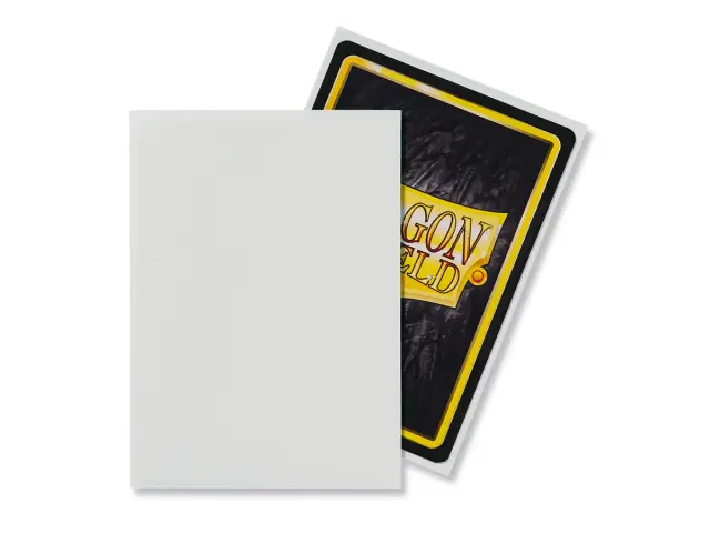 Dragon Shield Standard Sleeves - Matte White (100 Sleeves) 2