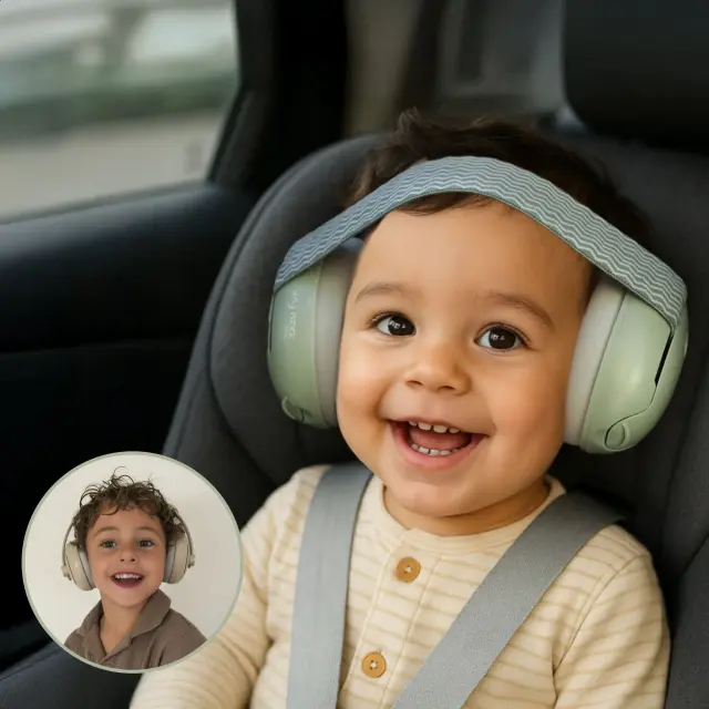 Zazu Fun Earmuffs Ωτοασπίδες Προστασίας Ακοής Ροζ ZA-EAR-03 3