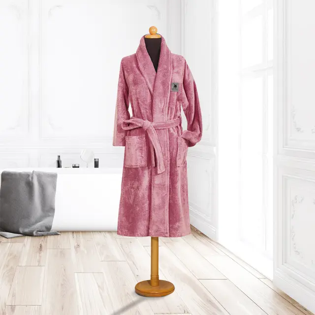 Μπουρνούζι Medium Dusty Pink Greenwich Polo Club 3207 2