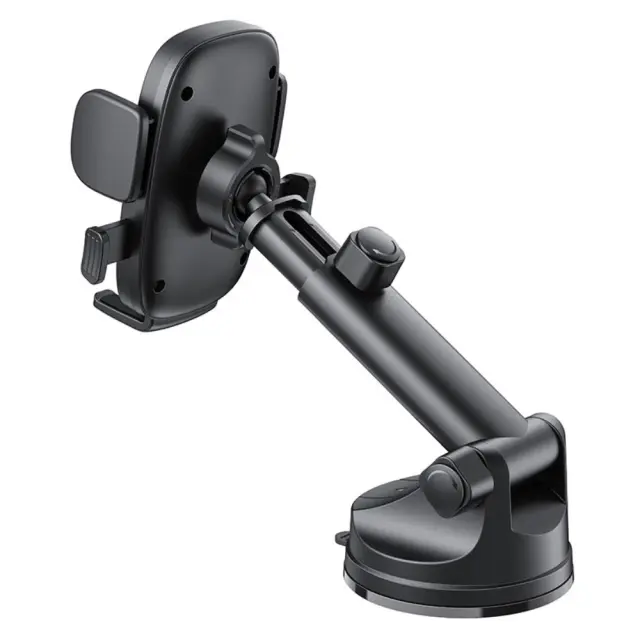 Βάση Στήριξης Αυτοκινήτου Acefast D57 Mount Holder για Συσκευές 4.5" – 6.9" με One-key Lock 360° και Δυνατότητα Επέκτασης Βραχίονα Μαύρη 3