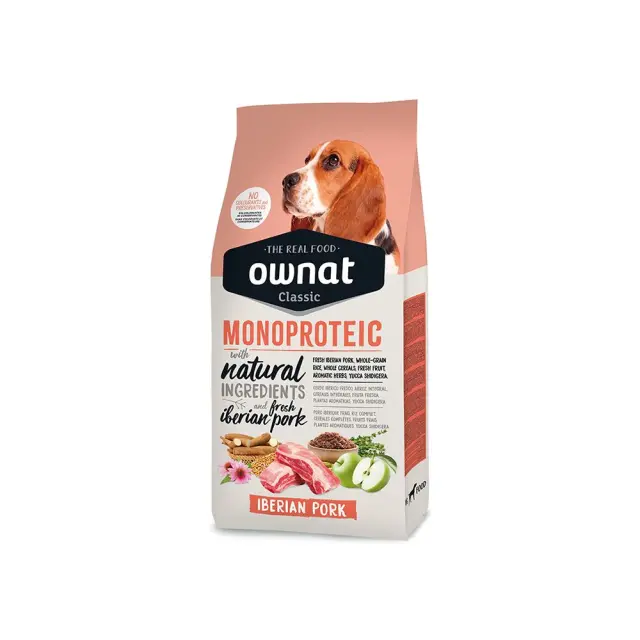 Ownat Classic Monoproteic Adult Μονοπρωτεϊνική Ξηρά Τροφή Σκύλου με Χοιρινό 12kg