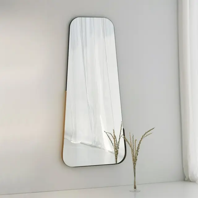 Stewehome Καθρέφτης Ολόσωμος Χρυσό Πλαίσιο 60x130x130 cm 2