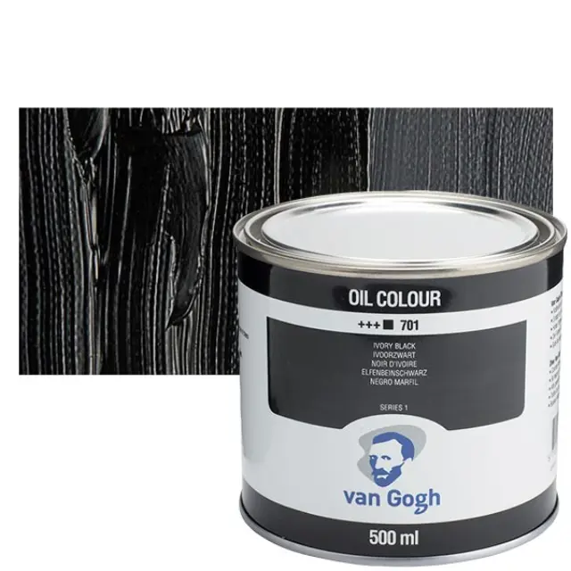 Λάδι Talens Van Gogh - 701 Ivory Black - 500ml