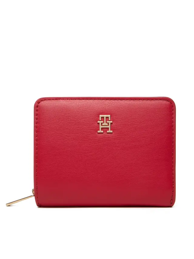 Tommy Hilfiger TH Icon Med ZA Flap Κόκκινο