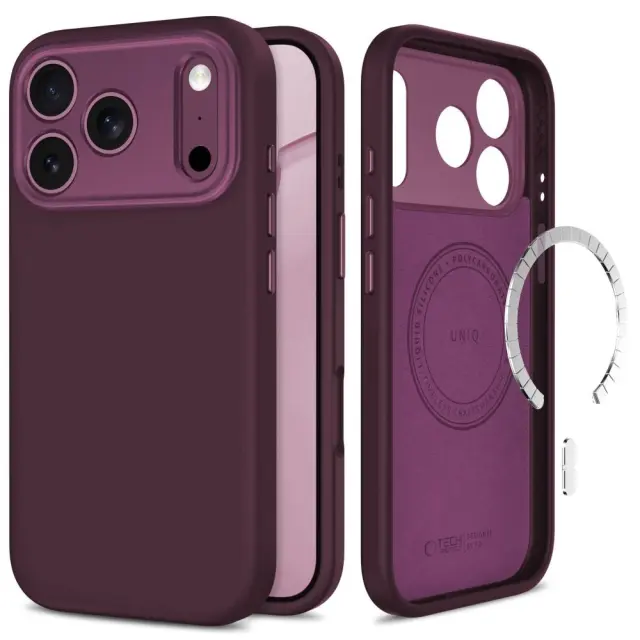 Tech-Protect® Uniq MagSafe CC Θήκη για iPhone 17 Pro Max/18 Pro Max-Burgundy