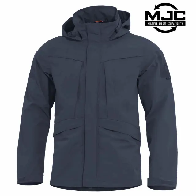 Pentagon Hurricane Shell Jacket-Μπουφάν Αδιάβροχο για Καθημερινή-Υπηρεσιακή Χρήση - 05MB-Midnight Blue-Σκούρο Μπλε