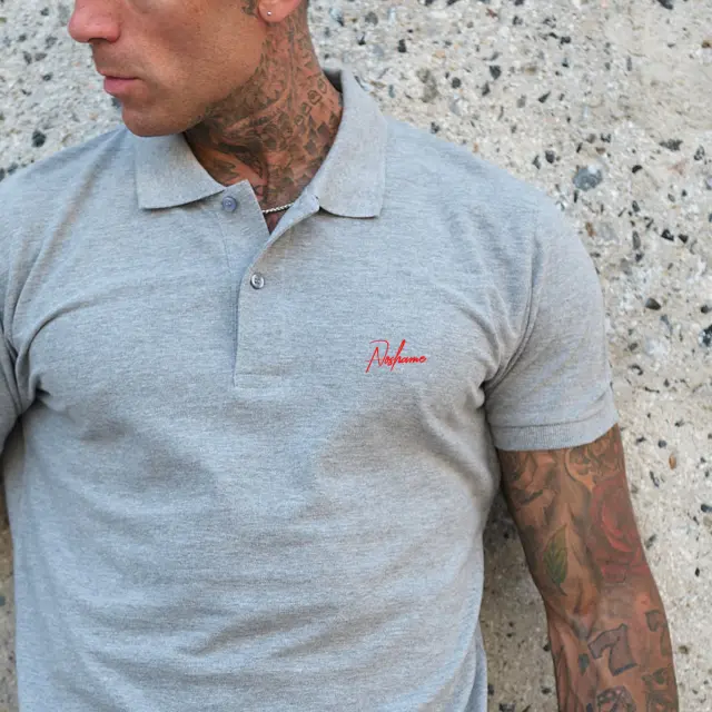 Μπλούζα Polo Noshame® Γκρι με τύπωμα - 142511 - XL 2